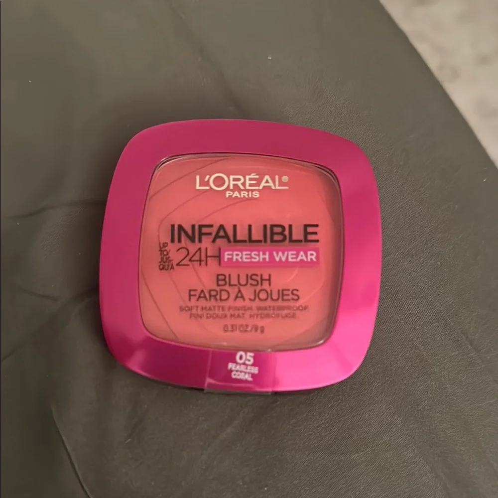 Infallible 24H Fresh Wear Blush - 05 Fearless Coral (Pink/Coral) BRAND NEW